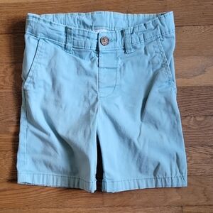 Kid's Flat-front Shorts- Green